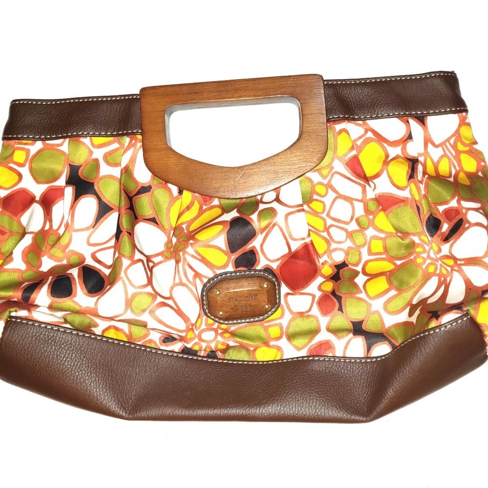 Floral Boho Clutch Purse By Nicole Miller